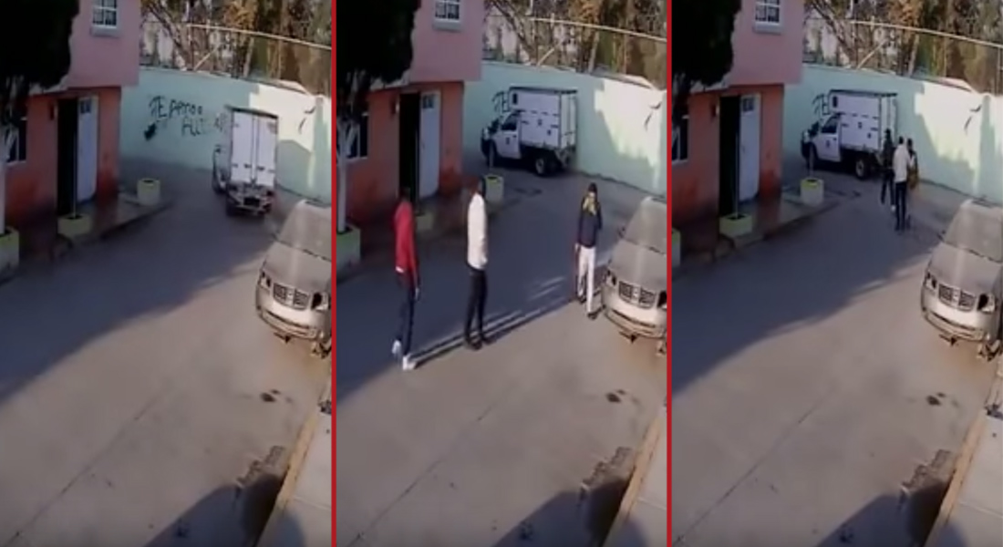 VIDEO: Captan en imágenes el rapto de un hombre en Ecatepec