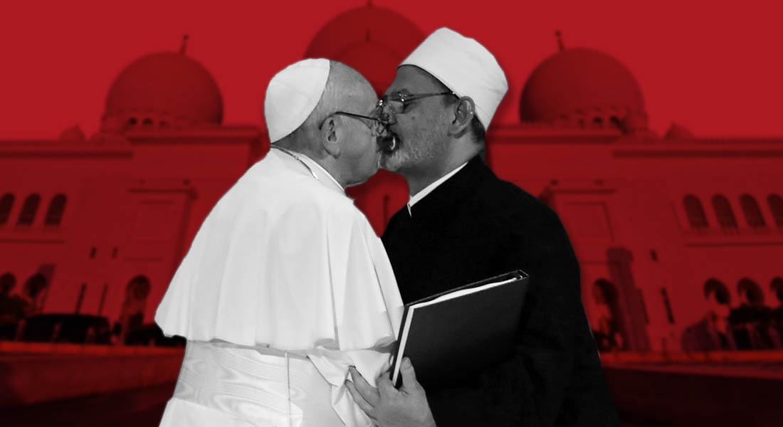 Beso entre Papa Francisco y gran imán Ahmed al Tayeb cierra un pacto histórico