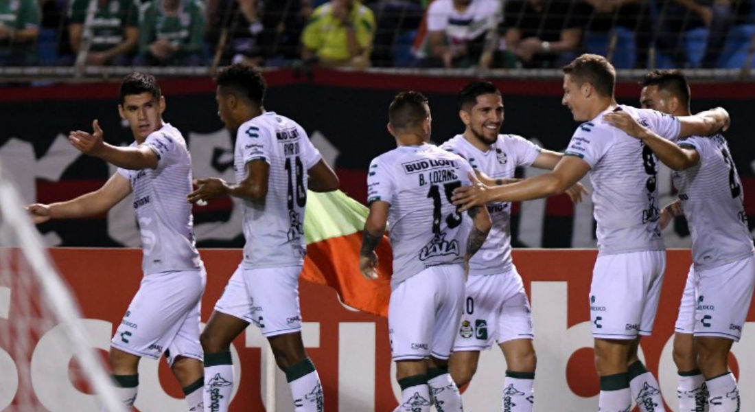 Santos Laguna sorprende con goleada en la Concachampions