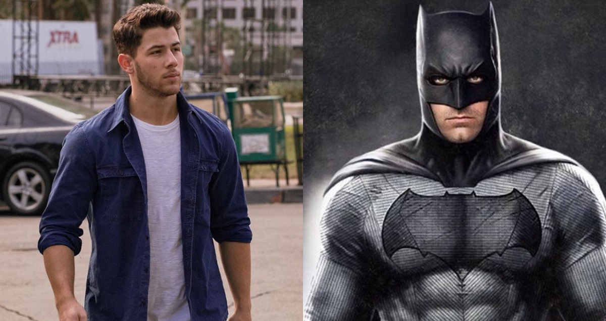 Nick Jonas quiere ocupar el lugar de Ben Affleck en la película de Batman