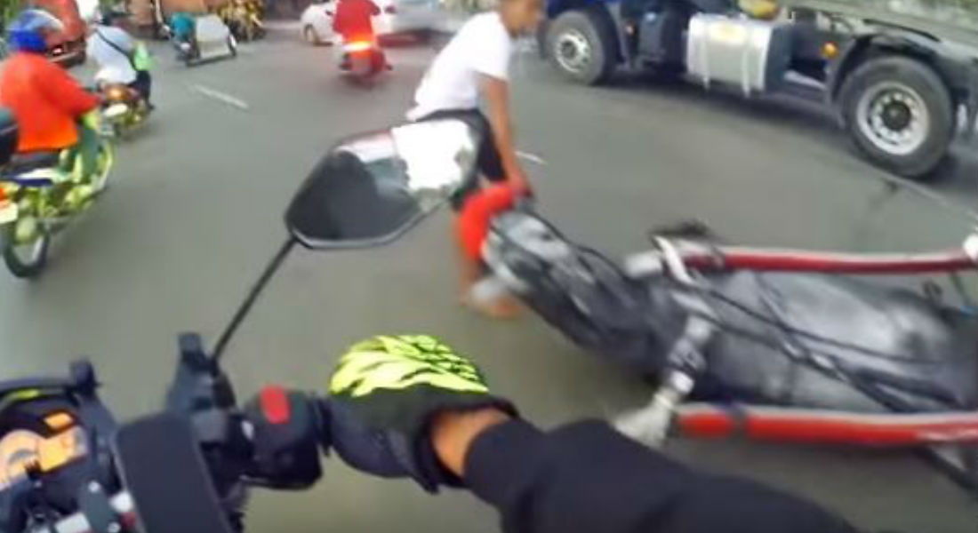 VIDEO: Yegua se desploma tras ser obligada a arrastrar pesado carruaje