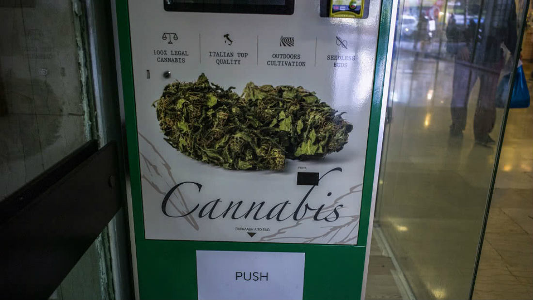 Ya existe la primera máquina expendedora de cannabis