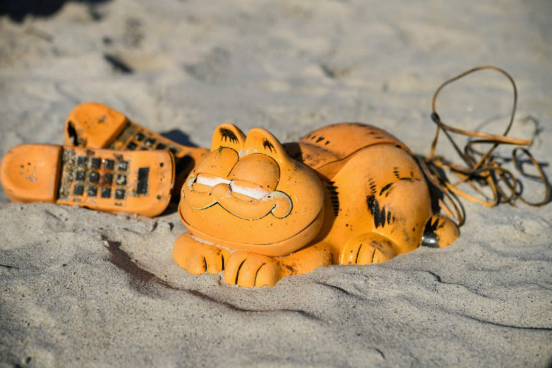 El misterioso origen de los teléfonos de Garfield en Francia