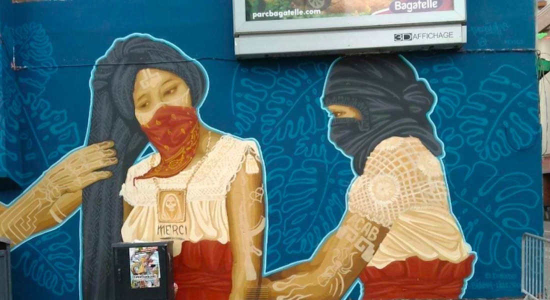 Artistas mexicanos son forzados a retirar palabra «antipolicía» en mural