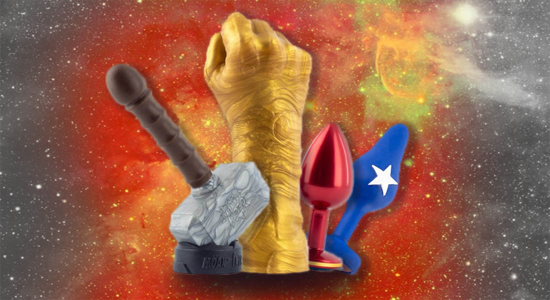 Los Avengers llegan a los juguetes sexuales con estos “grandes” diseños