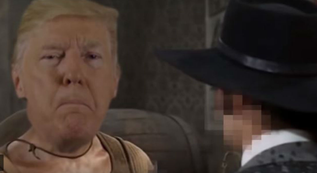 VIDEO: Meme de Trump disparándole a reportero de CNN crea controversia