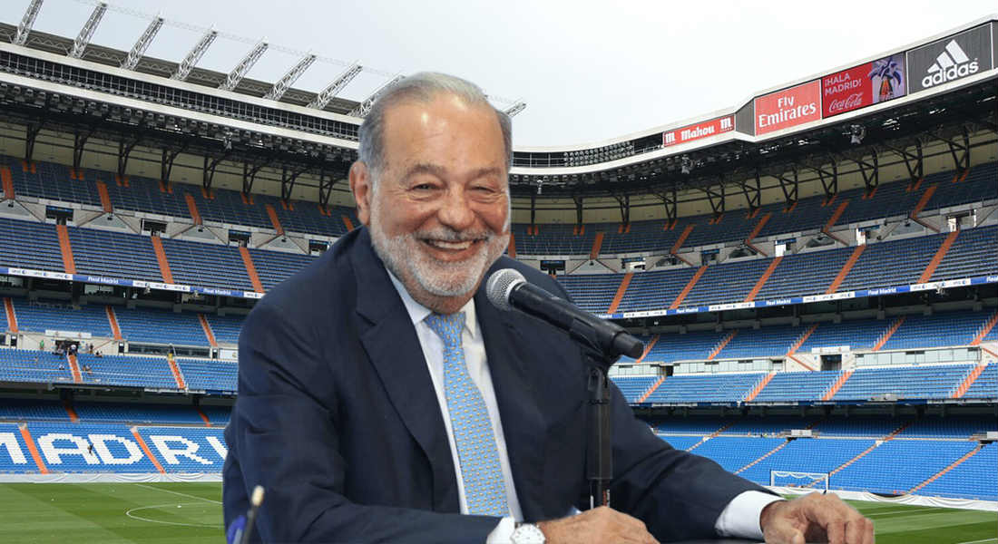 ¡Hala Slim! Será el encargado de la renovación del estadio del Real Madrid