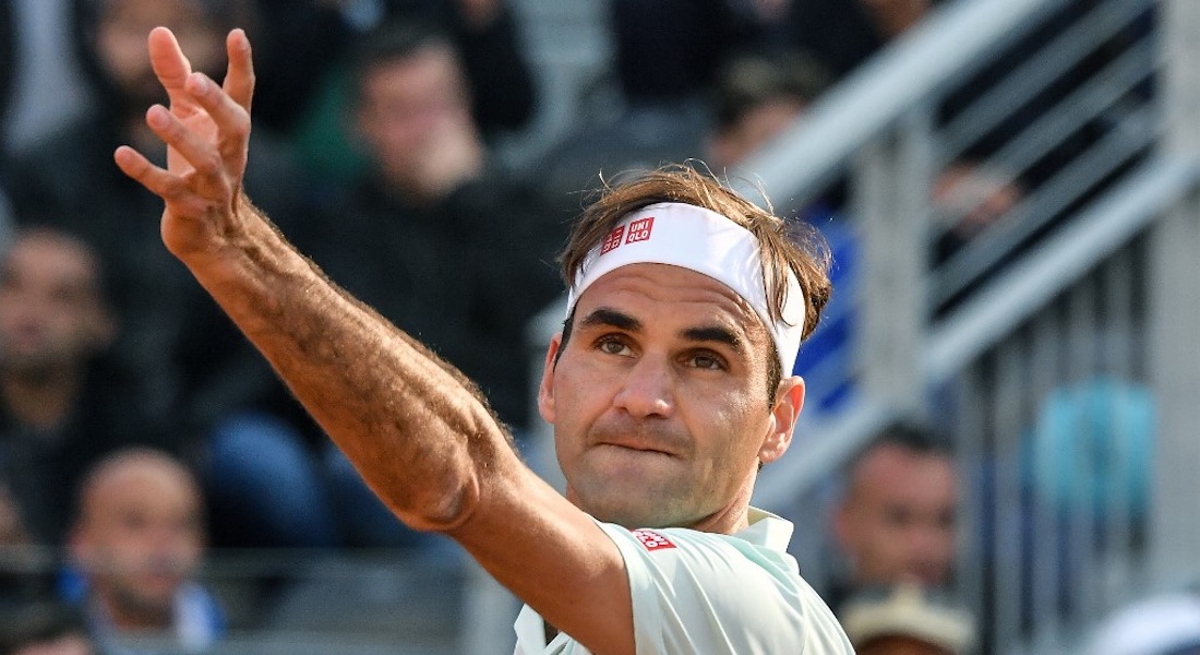 Federer se va del Masters de Roma por lesión y Kyrgios por berrinchudo