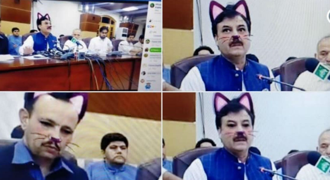 Ministro paquistaní es objeto de burlas en el mundo por filtro de «gatito»
