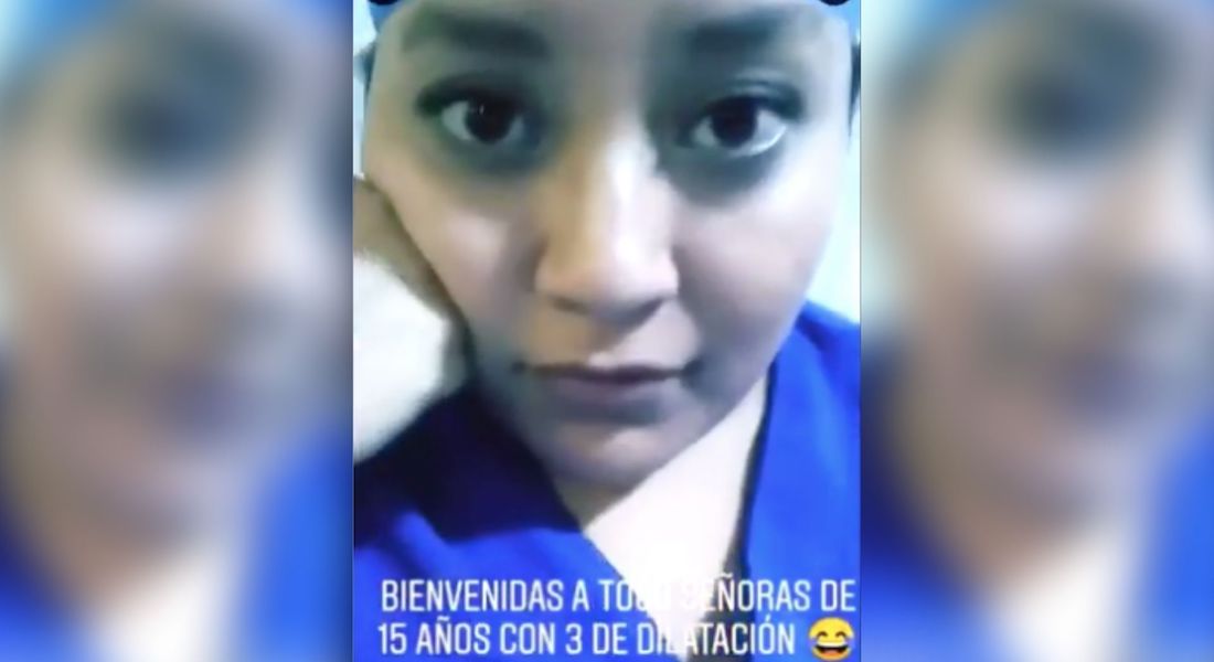 Estudiante de Medicina de la UNAM se burla del doloroso parto de joven de 15 años