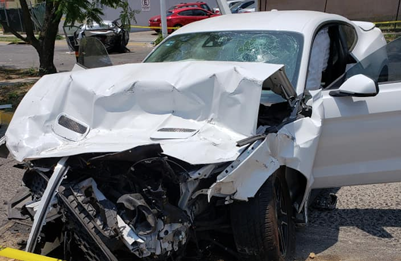 VIDEO: Momento en que Maleck estrella su auto contra el de la pareja que perdió la vida
