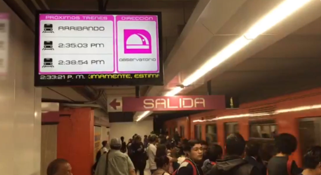 Ahora el Metro de la CDMX te avisará la hora exacta de arribo de los trenes