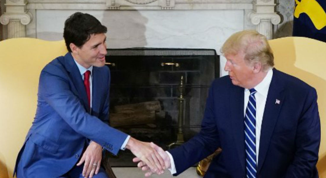 Trump recibe a Trudeau, con quien busca tener una mejor relación