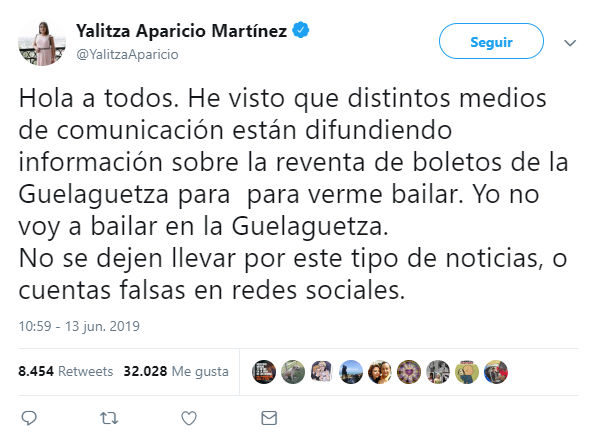 Yalitza Aparicio Guelaguetza