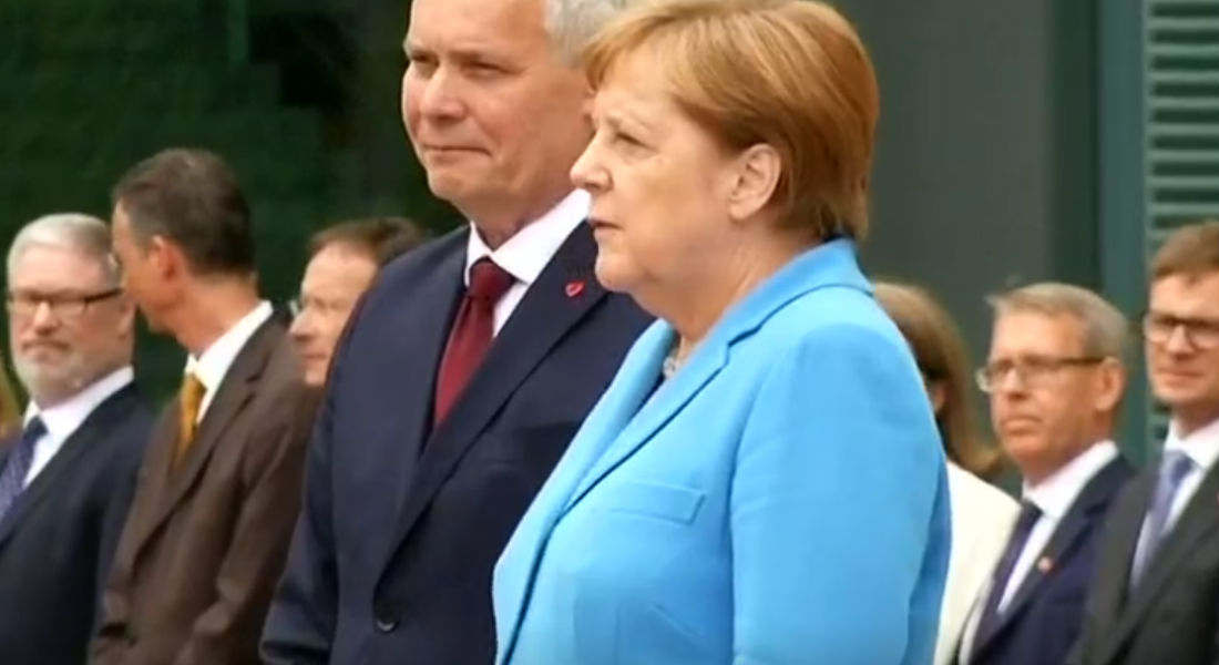 VIDEO: Cero y van tres, Merkel tiembla a los ojos del mundo