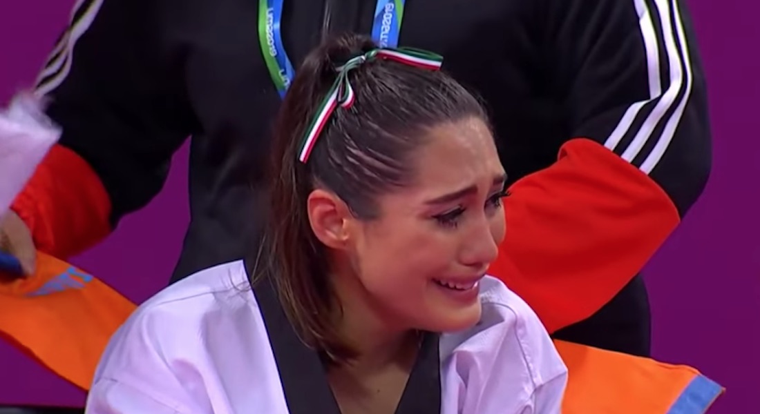 VIDEO: Daniela Rodríguez, taekwondín mexicana sufrió una grave lesión