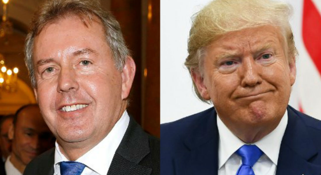 Embajador británico renuncia tras controversia con Trump