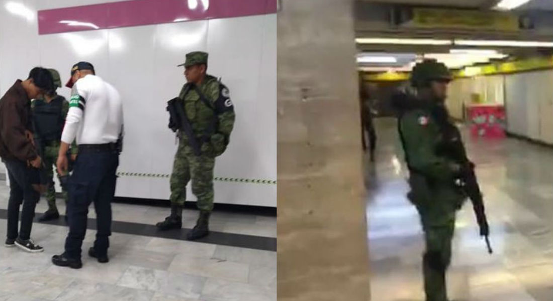 Guardia Nacional llega al Metro de la CDMX; hará revisiones a usuarios