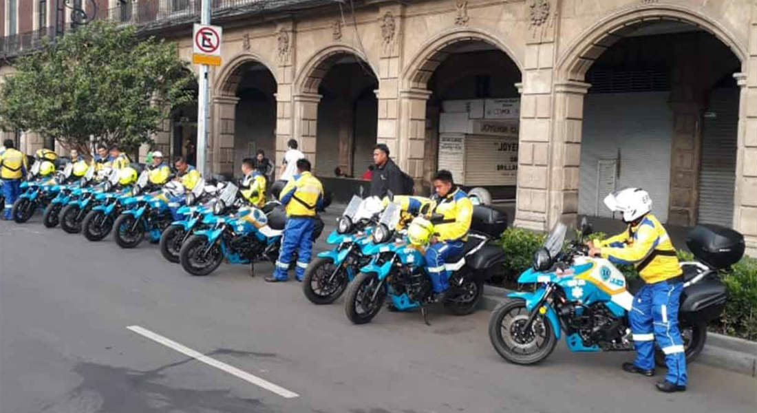 Paramédicos tendrán motocicletas para atender emergencias en CDMX