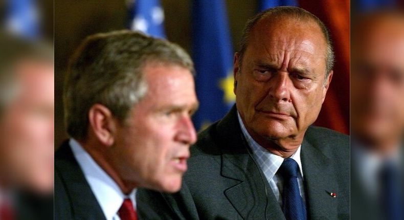 Jacques Chirac, el presidente que desafió a Bush y su guerra contra Irak