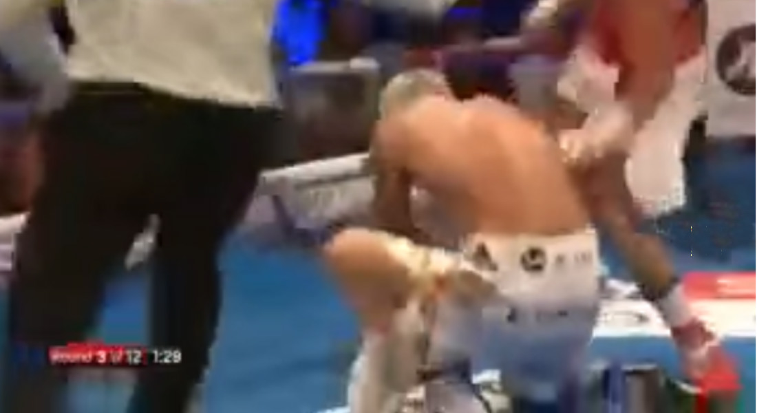 VIDEO: «Tepiteño» Martínez gana por KO pero pierde título por golpe tardío