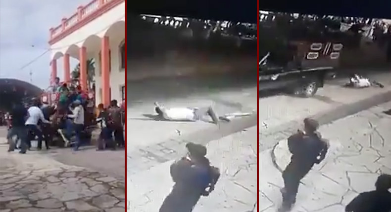 VIDEO: Amarran y arrastran por calles de Chiapas al alcalde de Las Margaritas