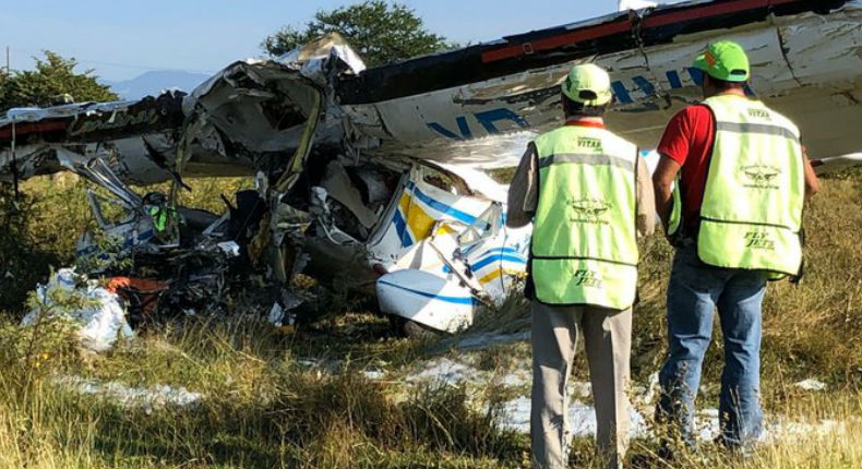 Dos muertos tras desplome de avioneta en Temixco, Morelos