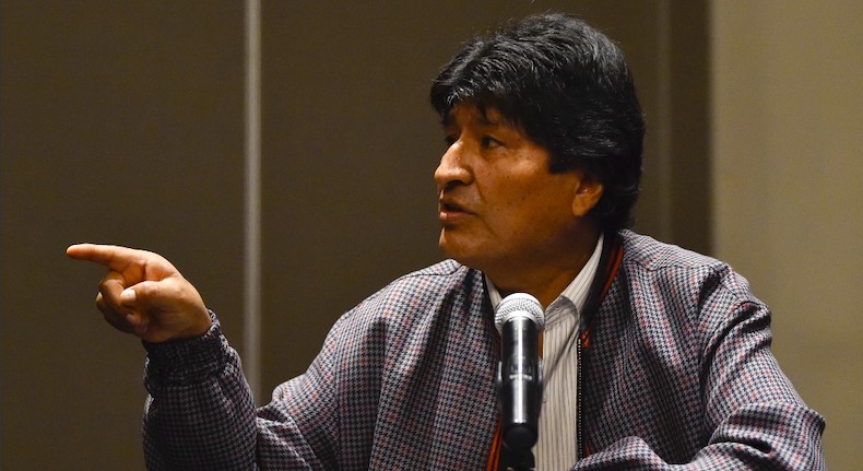 Evo Morales denuncia que sufrió un atentado cuando viajaba en helicóptero