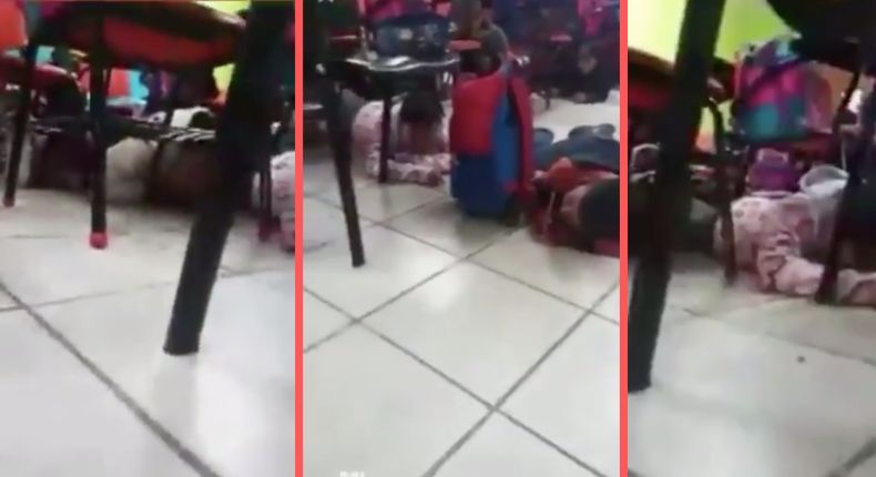 VIDEO: Maestra calma a niños durante balaceras en Nuevo Laredo