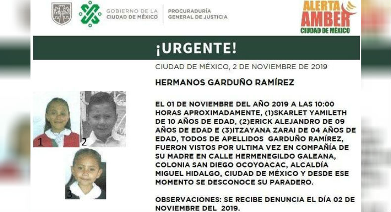 ¡Compartamos! Los hermanos Garduño Ramírez están desaparecidos
