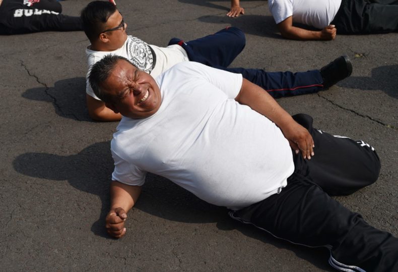 Policías de la CDMX trabajan para bajar de peso