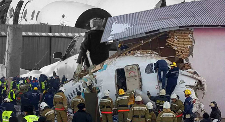 Avión se estrella en Kazajistán; se han confirmado 12 muertos