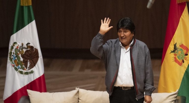 Evo Morales deja México