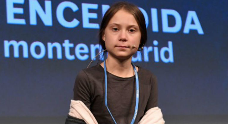Greta Thunberg aparece en cumbre climática en Madrid