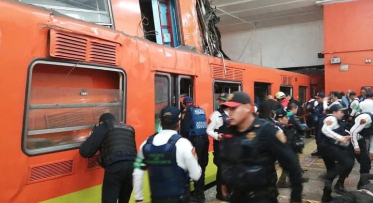 Un muerto y 41 heridos en choque en metro Tacubaya | Digitallpost