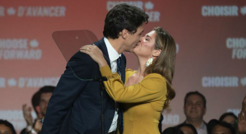 Justin Trudeau y su esposa en cuarentena por posible contagio de coronavirus