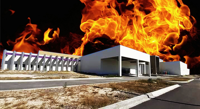 Por miedo a Covid-19, queman y vandalizan hospital en Nuevo León
