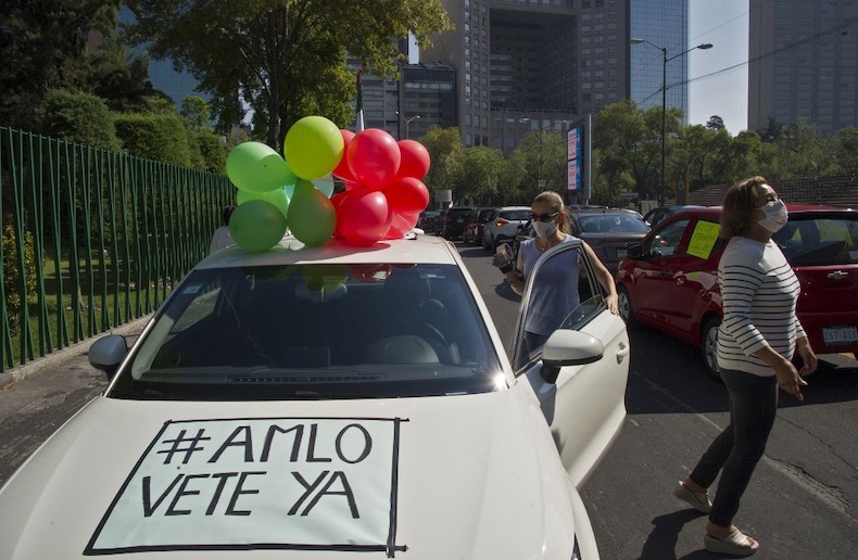Caravana de protesta contra AMLO 4T | Digitallpost