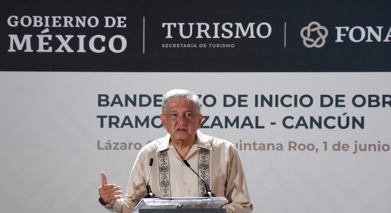 AMLO inaugura la construcción del Tren Maya