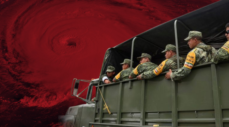 AMLO ordena la movilización de 5,000 militares por huracán Delta