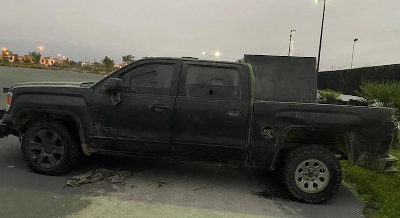Decomisan 5 vehículos blindados conocidos como «monstruos» en Tamaulipas