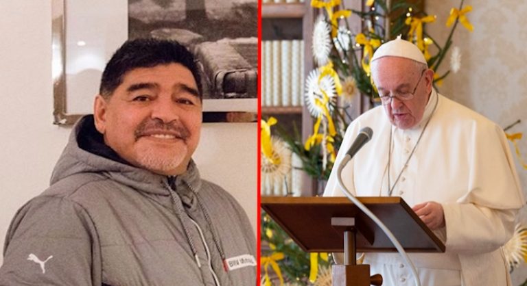 Papa Francisco llama poeta a Diego Maradona | Digitllpost