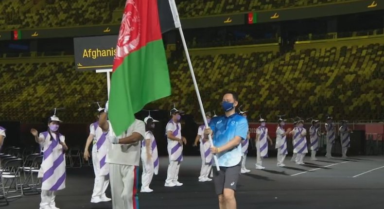 Afganistán aparece en inauguración de Juegos Paralímpicos de Tokio 2020… sin sus atletas
