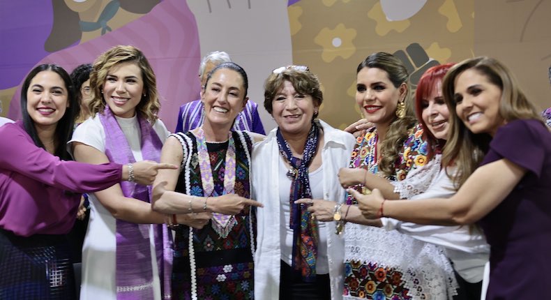 Mujeres haciendo historia: Sheinbaum y gobernadoras conmemoran el 8M en la CDMX