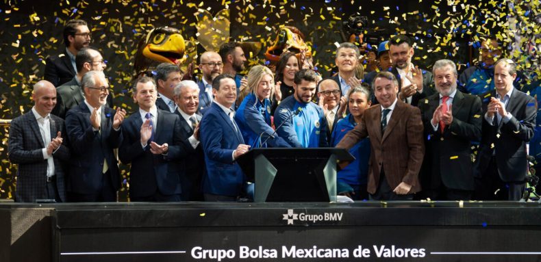 «Odiame más»: el club de futbol América debuta en la Bolsa Mexicana de Valores